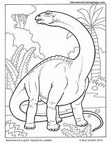 Coloring Dinosaur Pages Apatosaurus Dinosaurs Kids Book Jurassic Printable Colouring Color Colouringpages Au Animal Books Dino Kleurplaten Dieren Educationalcoloringpages Sheets sketch template