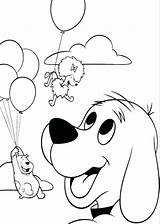 Clifford Coloring Pages Dog Red Big Birthday Puppy Getcolorings Happy Color Library Kids Printable sketch template