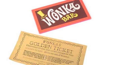 wonka bar and golden ticket fetch £15 000 at auction bbc news