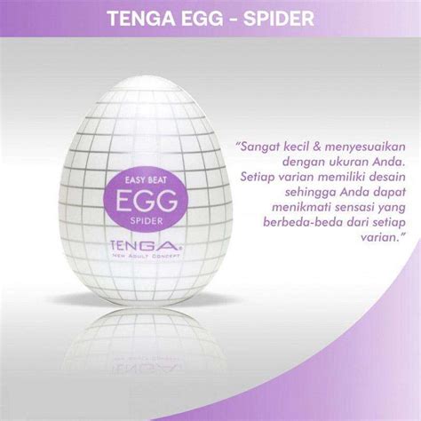 Promo Sex Toys Pria Tenga Egg Original Spider Masturbator Cup Alat