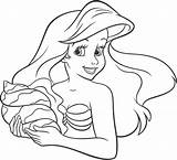 Ariel Coloring Pages Kids sketch template