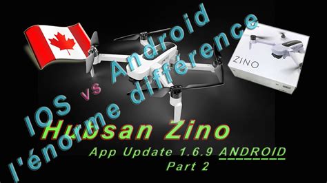 hubsan zino android app update    part  youtube