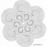 Mandala Coloring Pages Spiral Color Mandalas Printable Transparent Patterns Print Spirals Version Large Crafty Sheets Owl Eat Designs Getdrawings Swirl sketch template