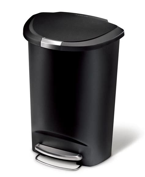 simplehuman trash can 50l plastic step can and reviews home macy s