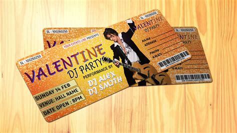 musical event ticket design  template psd graphicsfamily