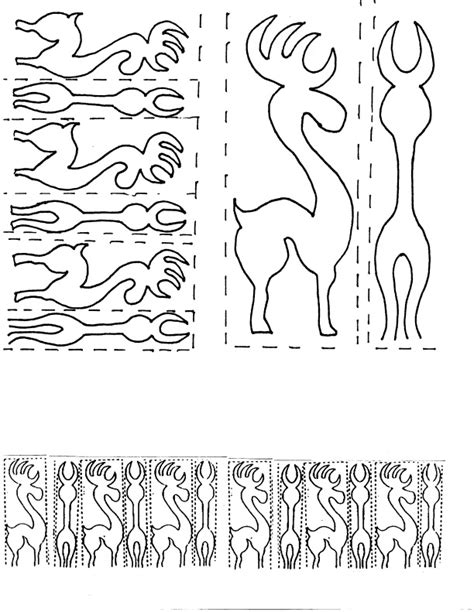 bandsaw reindeer pattern  concept