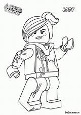 Lego Coloring Pages Movie Wyldstyle Bing People Popular sketch template