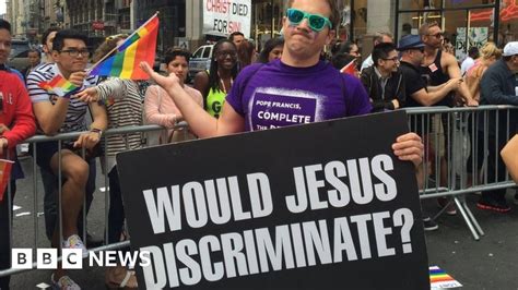 Gay Catholics Message To Pope Francis Ahead Of Us Visit Bbc News