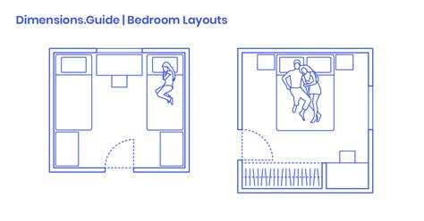 bedroom layouts dimensions drawings dimensionscom