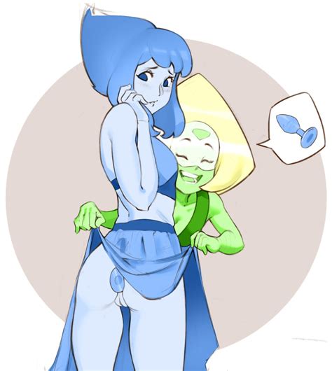 rule 34 2girls anal insertion ass buttplug lapis lazuli steven