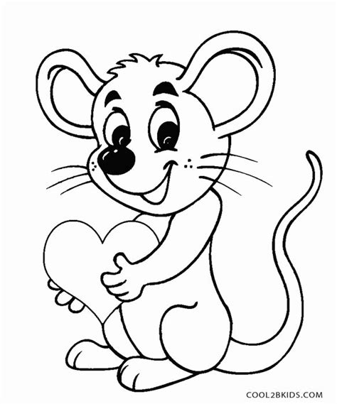 mouse coloring pages printable printable world holiday