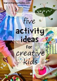 learn  play  home  activity ideas  creative kids