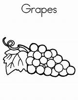 Grapes Coloring Grape Pages Raisins Printable Kids Color Spell Worksheets Fruits Books Drawing Learn Vegetables Lines Colorluna Choose Board Fruit sketch template