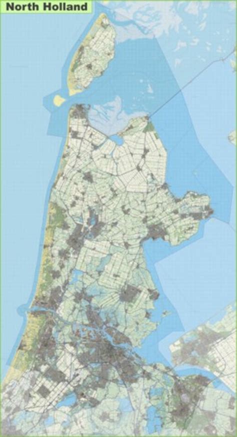 north holland maps netherlands maps of north holland