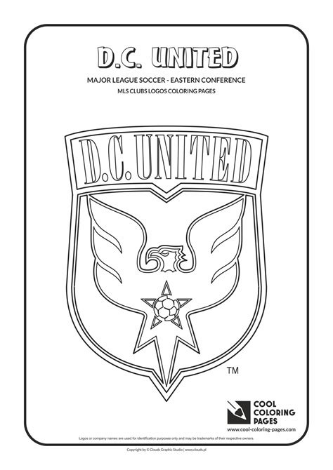 cool coloring pages mls soccer clubs logos coloring pages cool