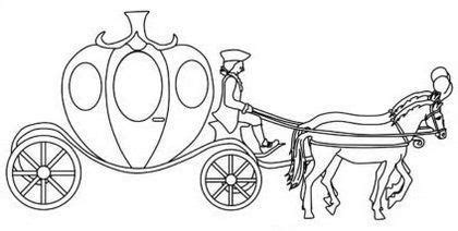 disney cinderella carriage coloring pages