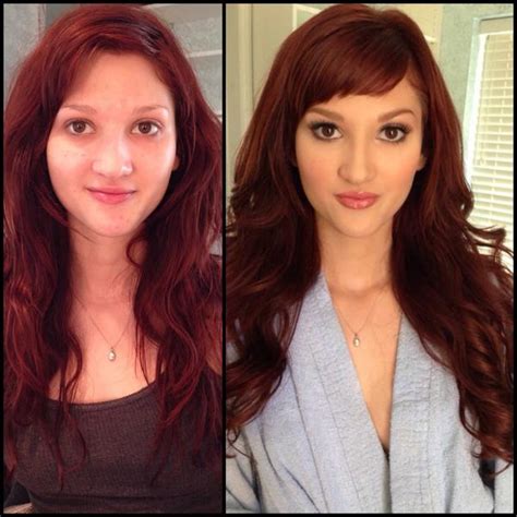 avant et après le maquillage adg