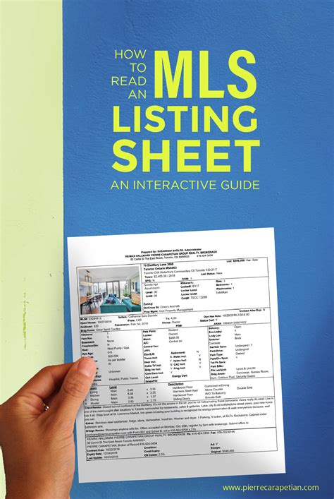 read  mls listing sheet mls listings mls real estate tips