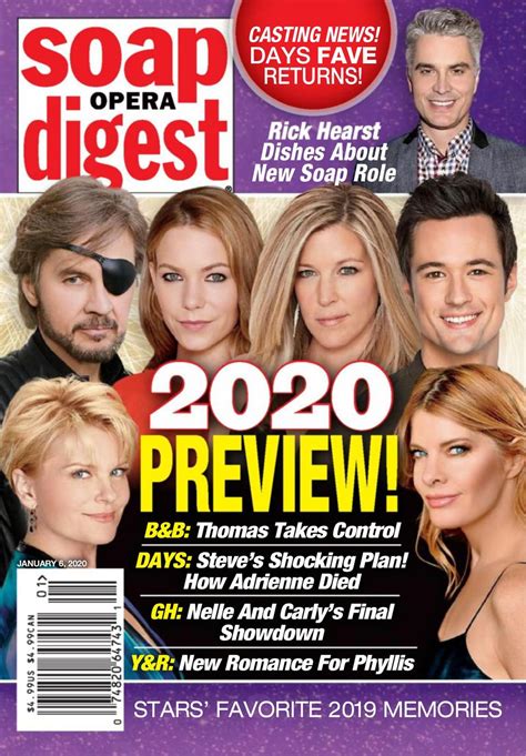 soap opera digest january 6 2020 magazine get your digital subscription