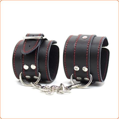 pin buckle red line handcuffs shackle adult sex toys