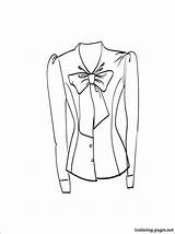 Coloring Blouse Pages Clothes Color Clothing Printable Drawing Interested Others Website 1coloring sketch template