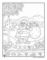Hidden Christmas Printables Santa Printable Kids Winter Woojr Objects Worksheets Puzzles Claus Activities Coloring Print Finding Source sketch template