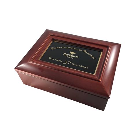 personalized keepsake box  rosewood