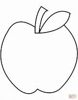 Apple Coloring Pages Apples Big Printable Supercoloring Albanysinsanity Drawing Template sketch template
