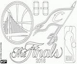 Pages Nba Finals Coloring Cavs Printable Basketball Logo Championships Cleveland Champions Getdrawings Oncoloring sketch template
