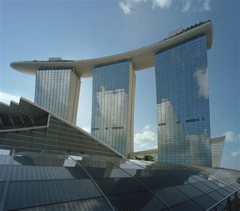 marina bay sands hotel singapore  hotel architecture modern architect