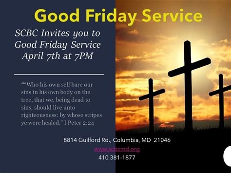 apr  good friday service columbia md patch