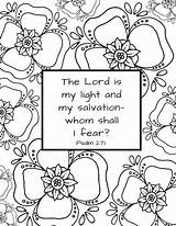 Verses Salvation Psalm Scriptures Fear Garmentsofsplendor Afraid Printables Christianity Whom sketch template