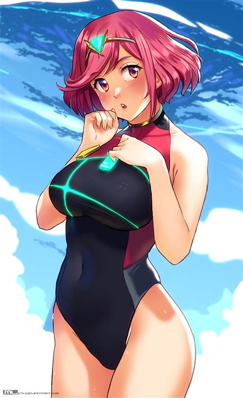 Xenoblade Chronicles 2 Pyra By Mleth On Newgrounds