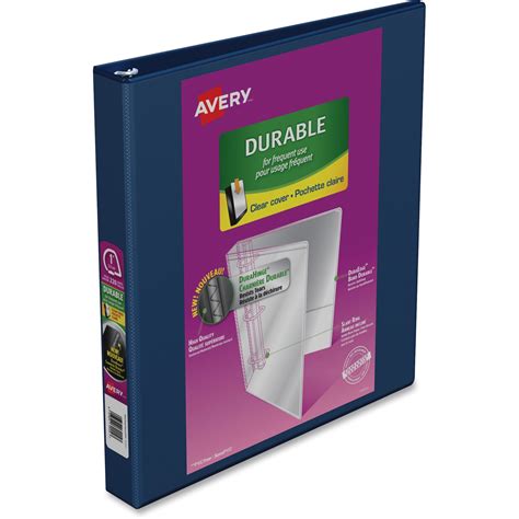avery durable view slant   binder madill  office