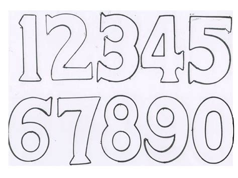 high numbers template sketches patterns templates bubble