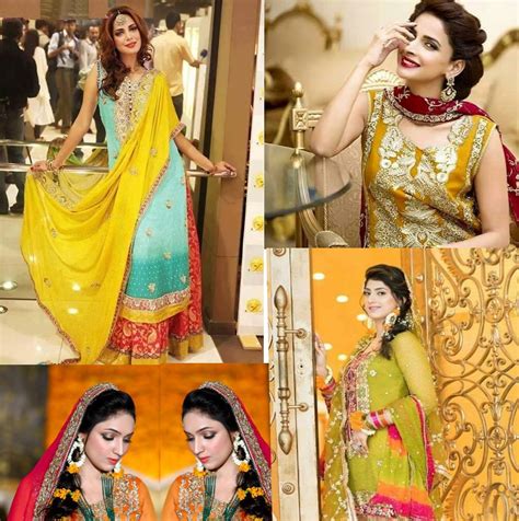 haze fashion best pakistani mehndi dresses 2016 for your