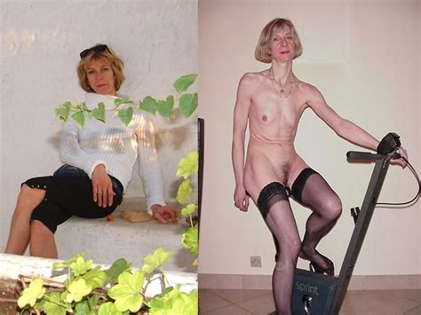 hairy wives dressed and undressed