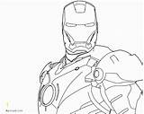 Coloring Iron Pages Man Avengers Infinity War Suit Print Pieces Website Divyajanani Color sketch template