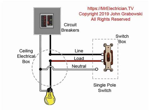 light switch wiring diagram