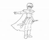 Marth Coloring Sword Pages Another sketch template