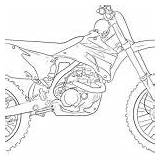 Dirt Bike Coloring Pages Everfreecoloring Printable Easy sketch template