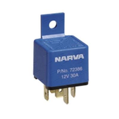 narva brand  volt mini relay  pin  amp bl premium quality  ebay