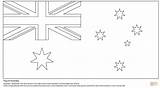 Flaga Bandeira Colorare Kolorowanka Zelandia Disegni Supercoloring Kolorowanki Bandiera Kleurplaat Australie Vlag Druku Australiana Commonwealth Flagi sketch template