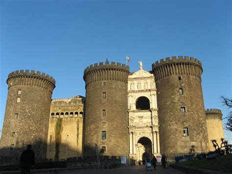 castle nuovo naples italy leaning tower  pisa italy leaning tower