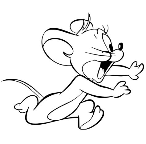 Jerry Tom And Jerry Coloring Pages Art Graphic
