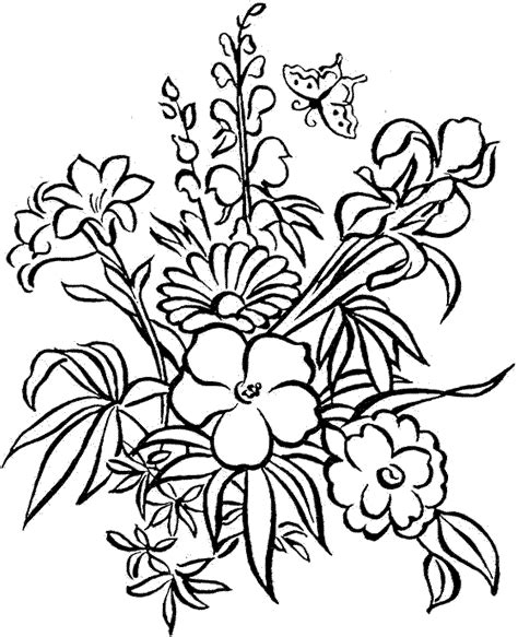 printable coloring pages flower