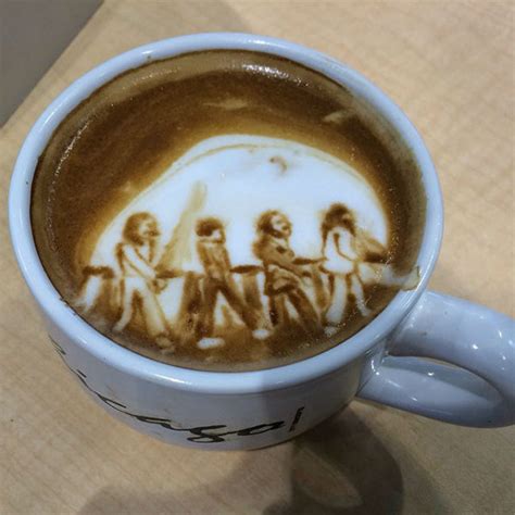 Coffee Love Unbelievable Portraits Drawn In Latte Foam