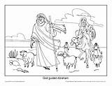 God Abram Bible Guided Genesis Faith Promises Sundayschoolzone Mighty sketch template