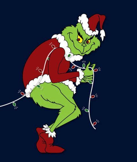 dt  grinch stealing christmas lights pattern grinch christmas