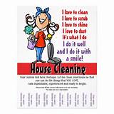 Images of Free Printable House Cleaning Flyers